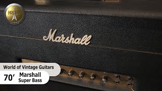 Video thumbnail for 1970 Marshall Super Bass  - "The World of Vintage Guitars" by No.1 Guitar Center