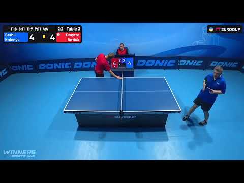 18:50 Serhii Kalenyk - Dmytro Batiuk 05.09.2023 TT Euro.Cup Ukraine Professional. TABLE 3