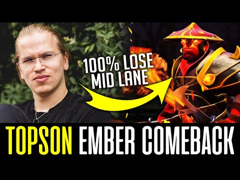 When ENEMY use TOPSON's experiment - 100% Lose Mid Lane COMEBACK DOTA 2
