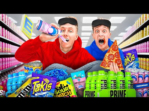 1 NACHT EINGESPERRT im EDEKA! 😱 (Polizei kommt..)