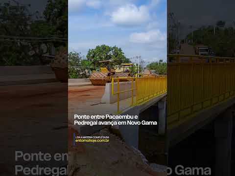 Ponte entre Pacaembu e Pedregal avança em Novo Gama