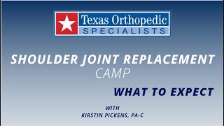 Shoulder Joint Replacement Camp with Kirstin