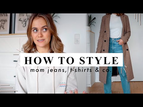 Stylinginspirationen - How to: Mom Jeans, Strickpullover & Blusen im Alltag stylisch kombinieren