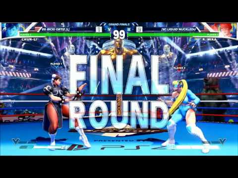 Ricki Ortiz (Chun-Li) Vs Nuckledu (R.Mika) - Capcom Cup 2016 Grand Final