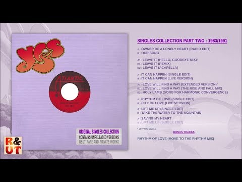 YES - Original Singles Collection - Part Three 1983/1991 by R&UT [NEW]