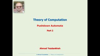 Download the video "Theory of Computation: Lec 11: Pushdown Automata (Part 2)"
