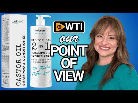 Castor Oil Shampoo and Conditioner for Hair Growth & Strength – 2 in 1 Shampoo and Conditioner Set for Men & Women – Sulfate-Free Formula for Thinning - WTI product video review