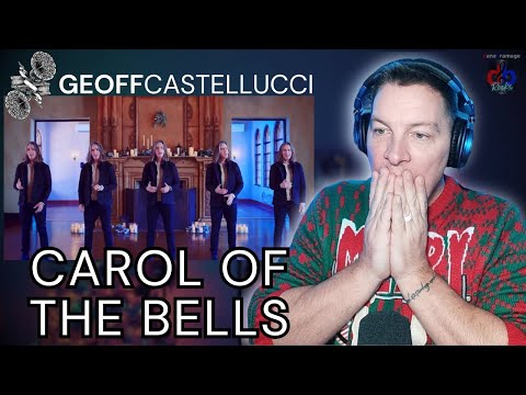 FIRST TIME HEARING Geoff Castellucci - CAROL OF THE BELLS 🇺🇸 Bass Singer Version | REACTION