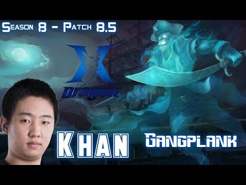 KZ Khan GANGPLANK vs CAMILLE Top - Patch 8.5 KR Ranked