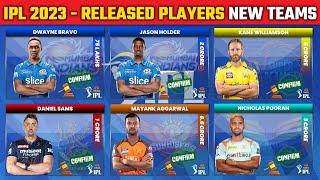 IPL 2023 Auction: All teams Released players Confirm New Teams Revealed
