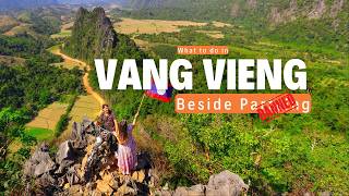 Nam Xay Viewpoint and Blue Lagoon in Laos -  Vang Vieng Vlog: A Crazy Adventure in Southeast Asia!