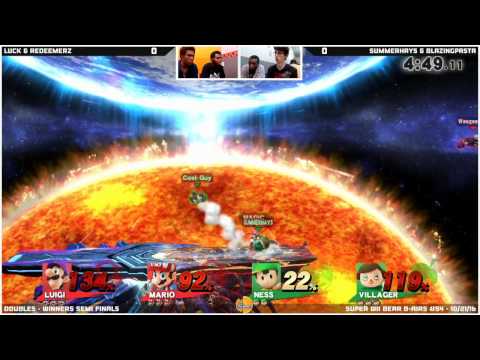 WBB #54 | BlazingPasta & Summerhays vs Luck & RedeemerZ - Winners Semi Finals - Smash Wii U