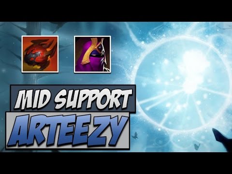 Road to DAC 2017 : EG.Arteezy's Mid - Support IO 7.14