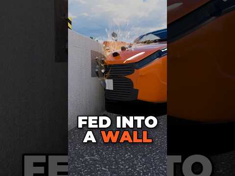 This Guardrail Fed a Car Into a Wall