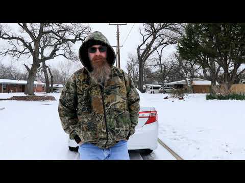 02-17-2021 Fort Worth, TX - Gasoline Outage, Propane Shortage - Man in Speedo for Charity - SOT