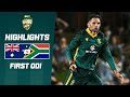 Australia V South Africa 2025 26 First ODI