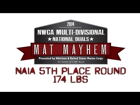 174 Riley Boomer v Marvin Lawrence - 2014 NWCA Multi-Divisional Duals - NAIA