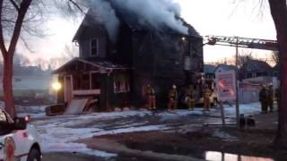 RAW VIDEO: House fire on Halifax Street, Regina