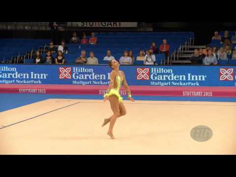 Anna CZARNIECKA (POL) 2015 Rhythmic Worlds Stuttgart - Qualifications Clubs