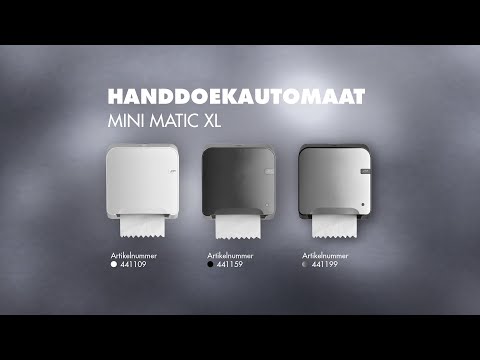 Handdoekdispenser QuartzLine Q14 Mini Matic XL zwart 441159
