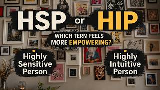 Highly Sensitive Person or Highly Intuitive Person:  Which Feels MOST Empowering:  HSP or HIP?
