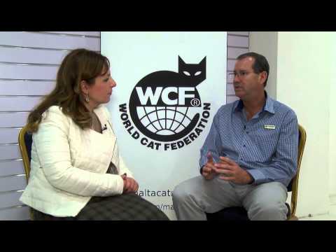 Mr. Deon Scheepers (WCF AB Judge from South Africa) during the MFGC 2014 Grand Int Cat Show