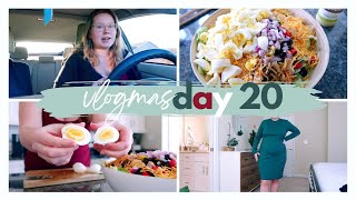 VLOGMAS DAY 20 | perfect instantpot eggs, trying the new hazelnut nespresso pod, + finding a dress