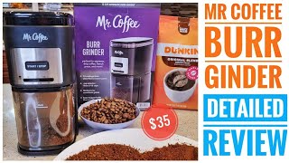 DETAILED REVIEW Mr Coffee 12 Cup Automatic Burr Grinder $35 Walmart BMG23