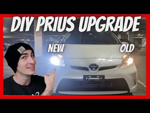 How to Install LED Headlights on a Toyota Prius 2010-2015 (EASY DIY) LED Headlight Conversion
