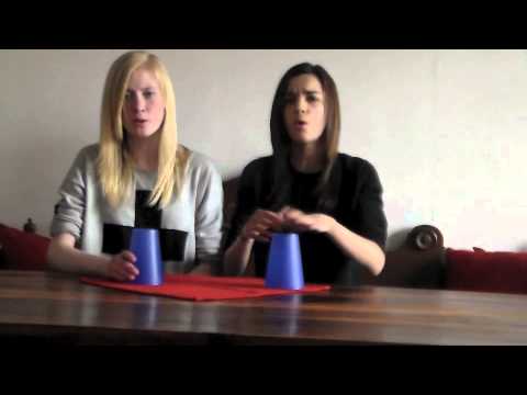 "The cup song" Titanium - Anna-Sofia & Maja