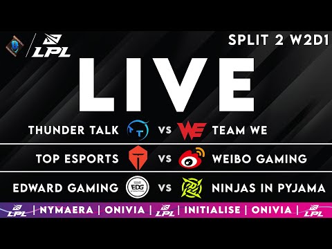 LPL 2025 Live Split 1 | LPL English W2D1 with Nymaera & Initialise TT vs WE | TES vs WBG |EDG vs NIP