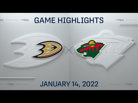 NHL Highlights | Ducks vs. Wild - Jan. 14, 2022