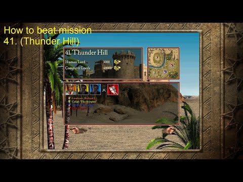 Stronghold Crusader HD: Mission 41 (Thunder Hill) | How to beat it