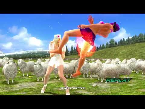 Tekken 6 Nina(Fishnet Nurse) Vs Christie 2