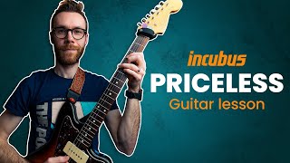 How to play “PRICELESS” by Incubus | Guitar Lesson (including the solo)