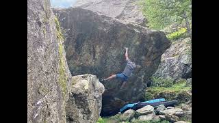 Video thumbnail of Fat Bastard, 7c+. Rifugio Barbara