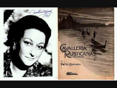 Montserrat Caballé. Inneggiamo. Cavalleria Rusticana. P. Mascagni.
