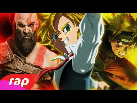 Rap do Kratos, Meliodas e Naruto - O PODER DA MINHA IRA | 7 Minutoz NERD HITS em 8 Minutoz