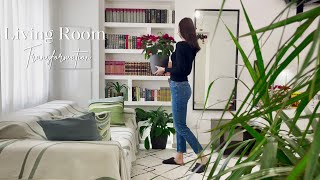 Living Room Makeover in a 100-Year-Old House newly renovated | Wall Niche DIY Transformation
