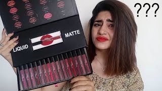 TESTING FAKE MAKE-UP PT.2 | HUDA BEAUTY LIQUID MATTE VAULT | GLOSSIPS