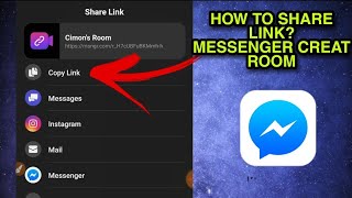 How to share Facebook messenger rooms link 2021
