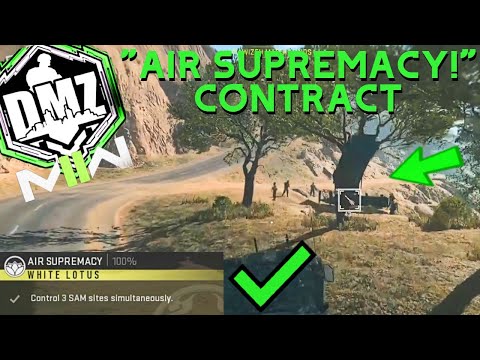 MW2 DMZ HOW TO "CONTROL 3 SAM SITES SIMULTANEOUSLY" (AIR SUPREMACY) SOLO GUIDE!