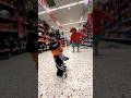 Ravya Dancing In The Supermarket With Scoopy Scary Skelton Dance Familytime Family Cutebaby