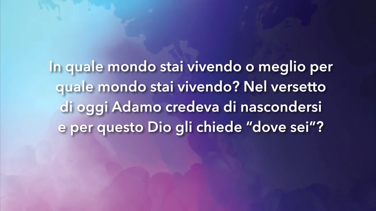 Meditazione Calendario "Parole di Vita" del 18 giugno 2019