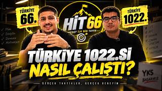 TÜRKİYE 1022.'Sİ YKS'YE NASIL ÇALIŞTI? ⎮ Derece Öğrencileri #1