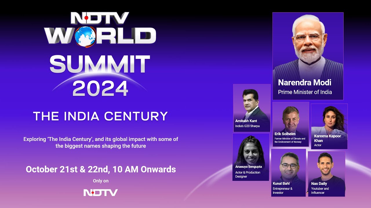 NDTV World Summit 2024 - The India Century | Day 2 - Part 1