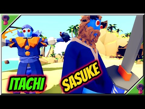 ITACHI & SASUKE ZEUS vs Every Unit (2/2) - TABS Original Mods👻