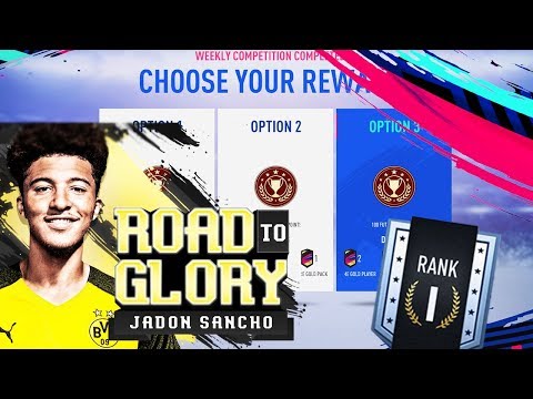 RANK #1 REWARDS!! ROAD TO THE WEEKEND LEAGUE! THE SANCHOSEN ONE #EP7 - FIFA 19 ROAD TO GLORY