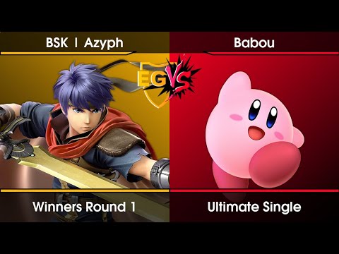 EGVS Weekly #57 Winners Round 1 - BSK | Azyph (Ike) Vs. Babou (Kirby) SSBU Ultimate Tournament