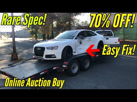 Copart: I Bought the Cheapest Auction Audi S5 with Minor Damage! Fixed in Minutes inspire by Samcrac
